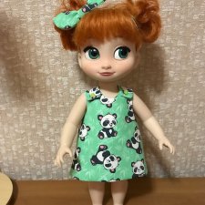 Сарафанчик для Дисней Аниматор. Очень простой МК с выкройкой