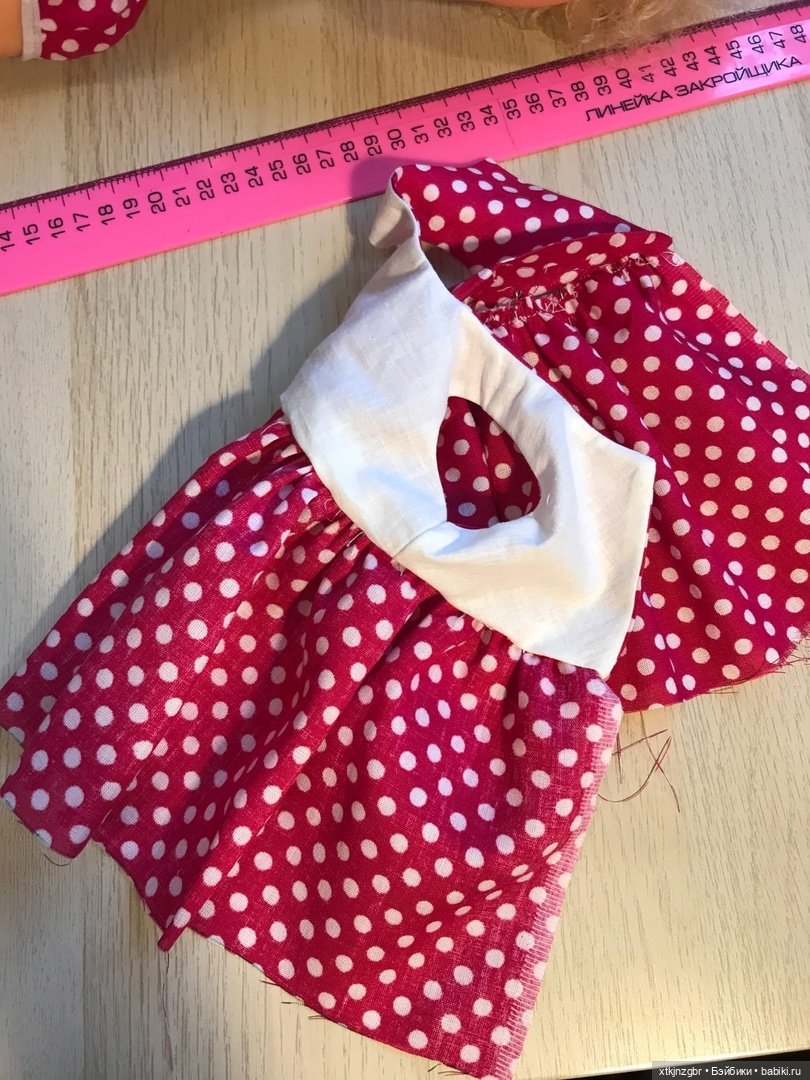 Как одеть большую куклу СССР. МК и выкройка