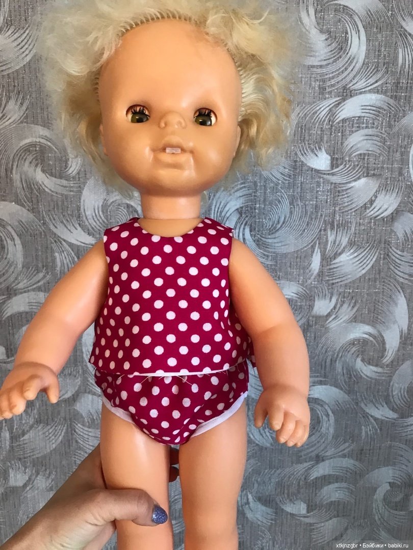 Как одеть большую куклу СССР. МК и выкройка