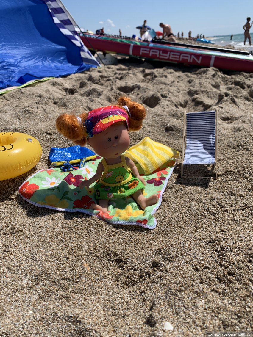 Люська на море — Куклы Nines d'Onil (Нинес): Миа (Mia)