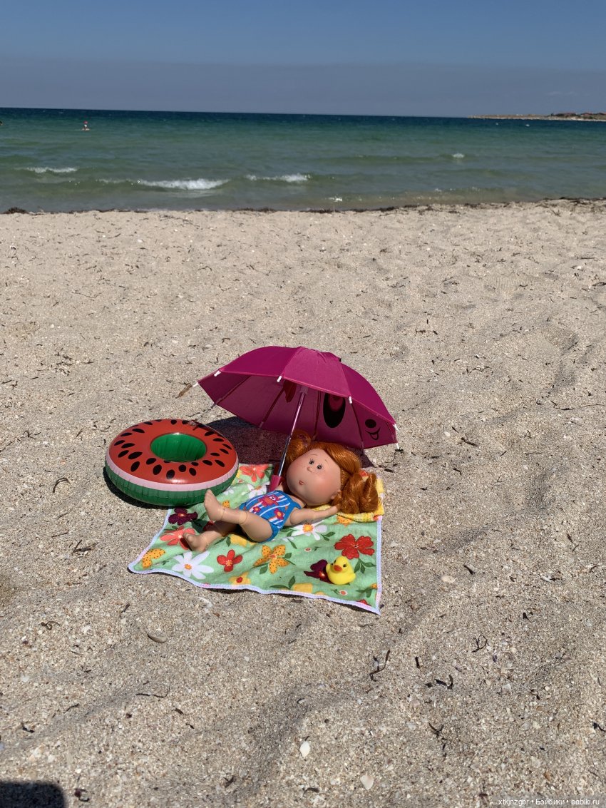 И снова Люська на море — Куклы Nines d'Onil (Нинес): Миа (Mia)