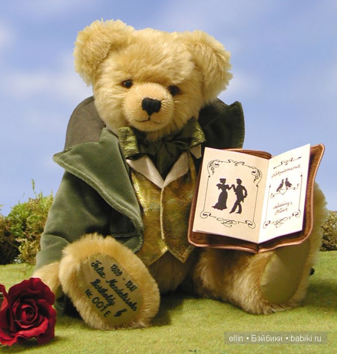 Коллекционные медведи HERMANN - композиторы, художники, исторические, библейские и сказочные персонажи (фото 10)