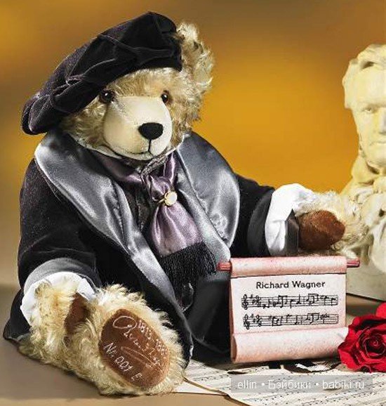 Коллекционные медведи HERMANN - композиторы, художники, исторические, библейские и сказочные персонажи