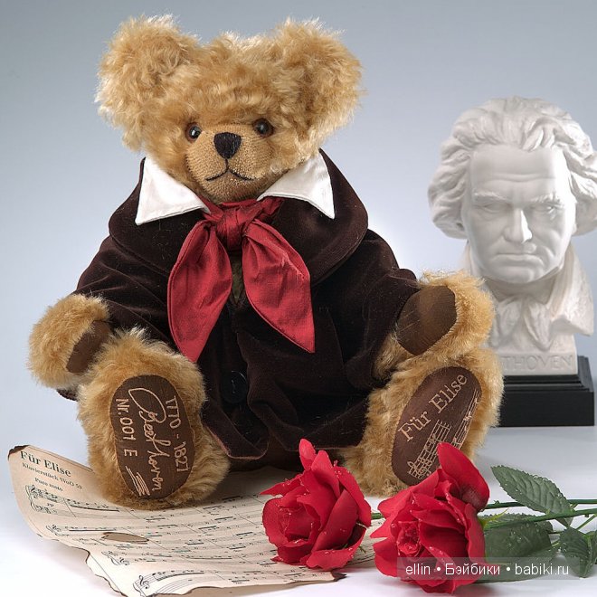 Коллекционные медведи HERMANN - композиторы, художники, исторические, библейские и сказочные персонажи (фото 7)