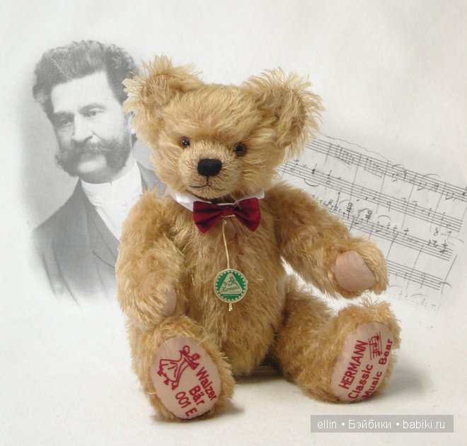 Коллекционные медведи HERMANN - композиторы, художники, исторические, библейские и сказочные персонажи