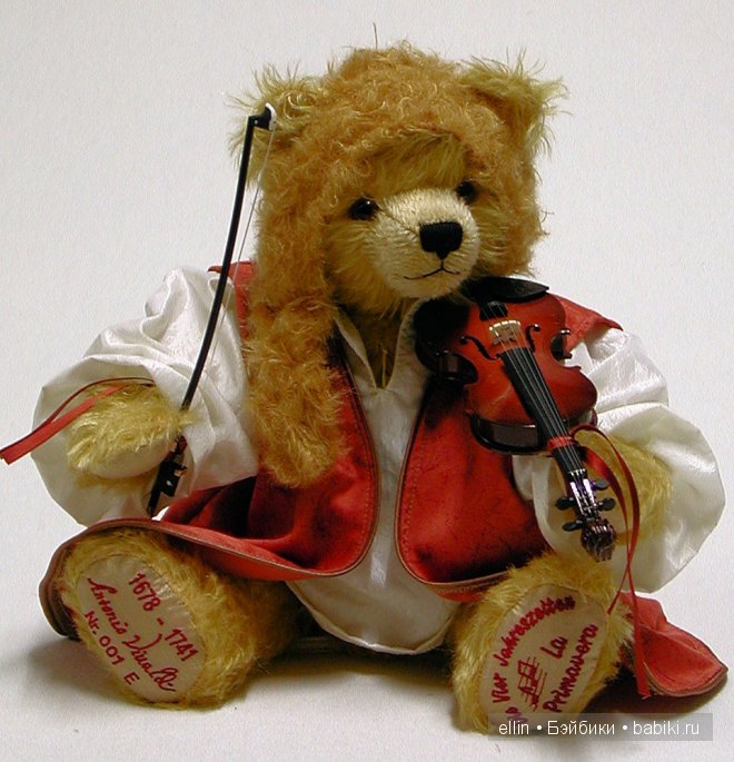 Коллекционные медведи HERMANN - композиторы, художники, исторические, библейские и сказочные персонажи