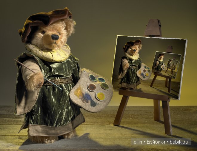 Коллекционные медведи HERMANN - композиторы, художники, исторические, библейские и сказочные персонажи (фото 9)