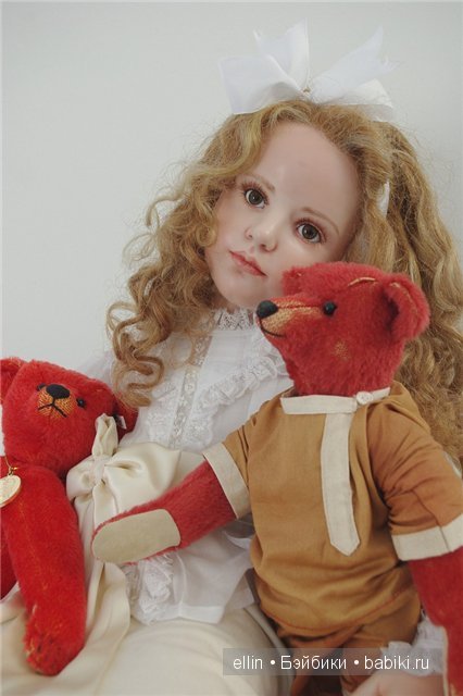"Русская" кукла Хильдегард Гюнцель и великая княжна Ксения (фото 6)