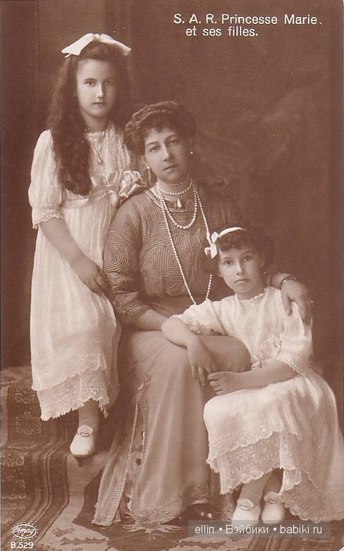 "Русская" кукла Хильдегард Гюнцель и великая княжна Ксения