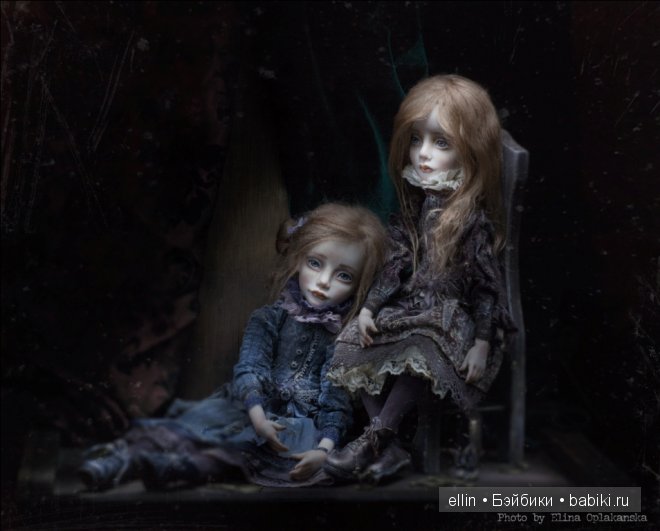 Маленькие шедевры - авторские куклы Елены Оплаканской