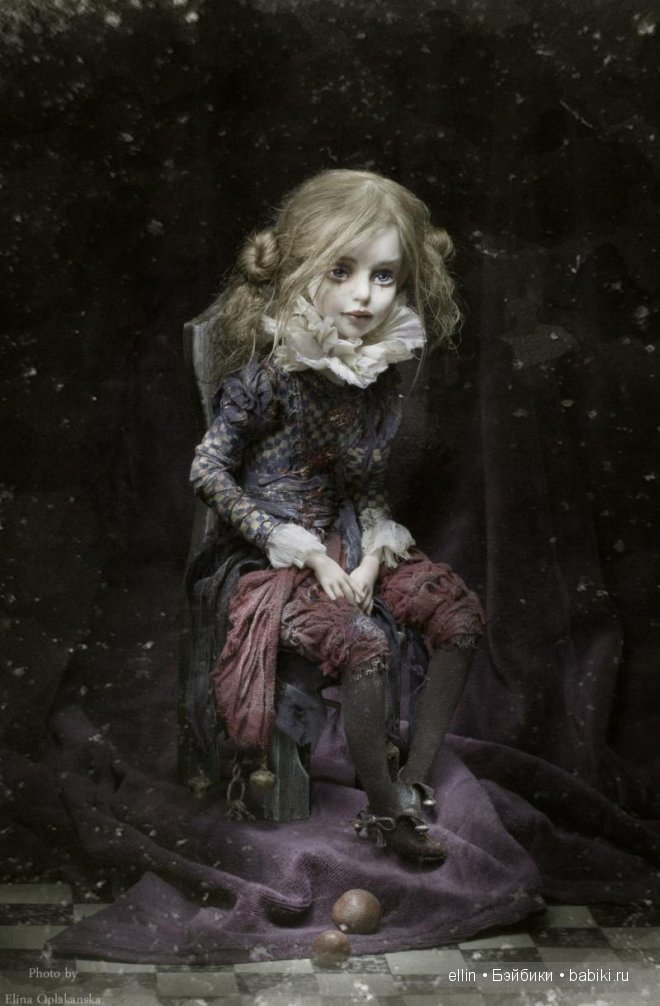 Маленькие шедевры - авторские куклы Елены Оплаканской
