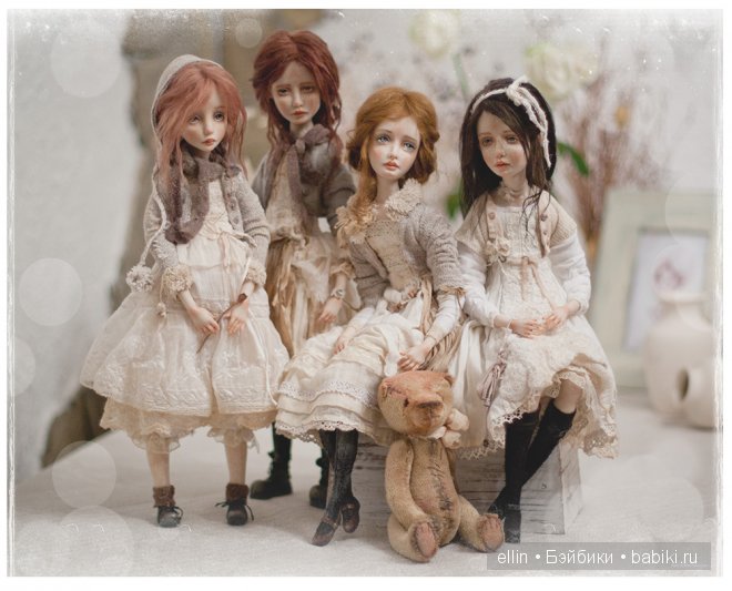 Маленькие шедевры - авторские куклы Елены Оплаканской