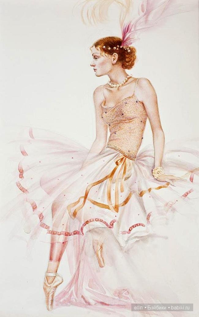 "Женщины стиля модерн". Акварели Светланы Овиновой