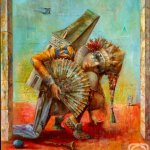 Необычные картины московского художника Сергея Лукьянова