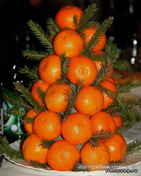 "Апельсиновое" настроение, или идеи декора к Новому году (фото 8)