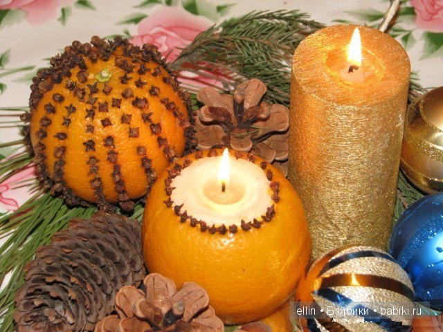 "Апельсиновое" настроение, или идеи декора к Новому году