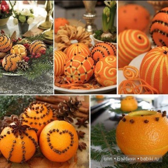 "Апельсиновое" настроение, или идеи декора к Новому году