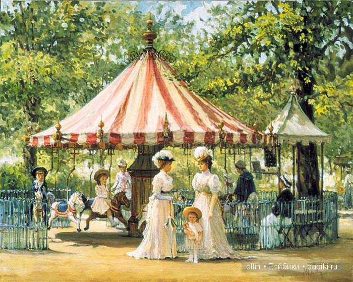 "Викторианская элегантность" картин Алана Мейли