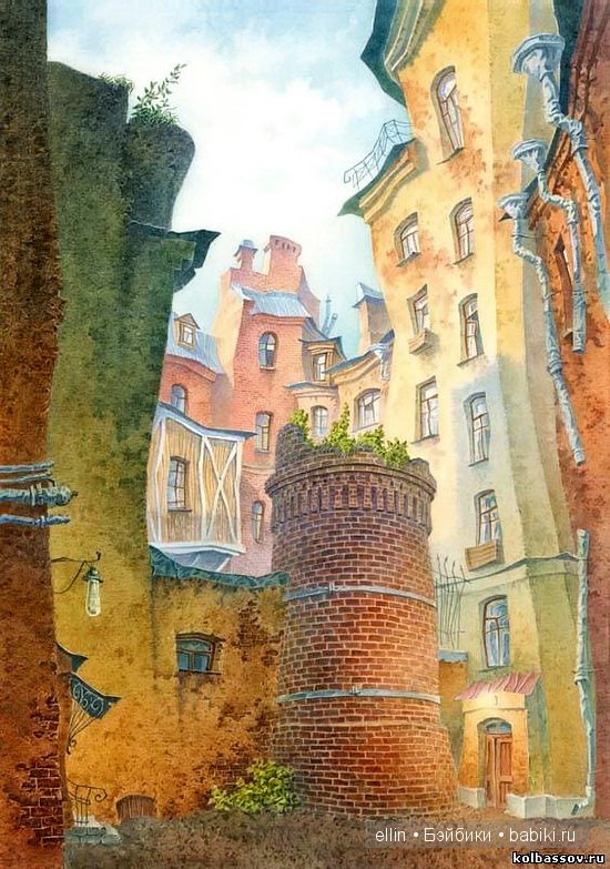 Петербург в акварелях художника Владимира Колбасова | Бэйбики Петербург в акварелях художника Владимира Колбасова