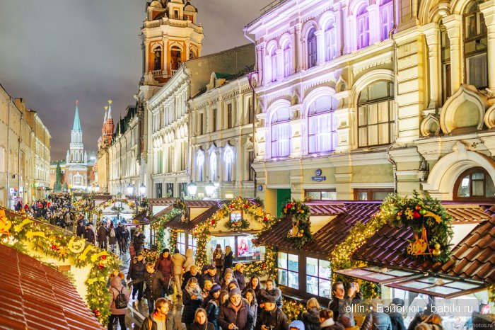 Новогодняя и рождественская Москва