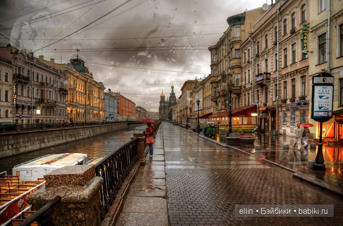В городе дождь. Великолепные художественные фото Эдуарда Гордеева, Санкт-Петербург