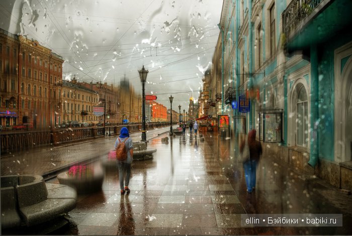 В городе дождь. Великолепные художественные фото Эдуарда Гордеева, Санкт-Петербург (фото 5)
