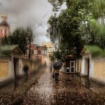 В городе дождь. Великолепные художественные фото Эдуарда Гордеева, Санкт-Петербург