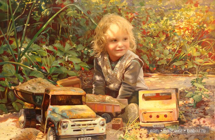 Детские портреты в творчестве художников-супругов Мирошник