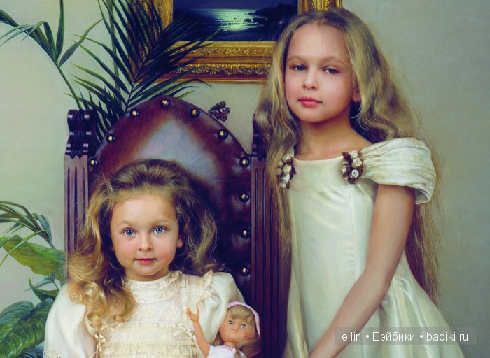 Детские портреты в творчестве художников-супругов Мирошник