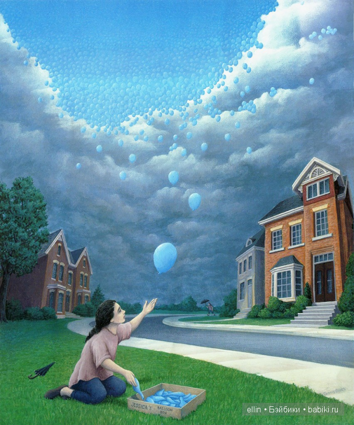 Картины-иллюзии художника Роба Гонсалвеса (Канада)