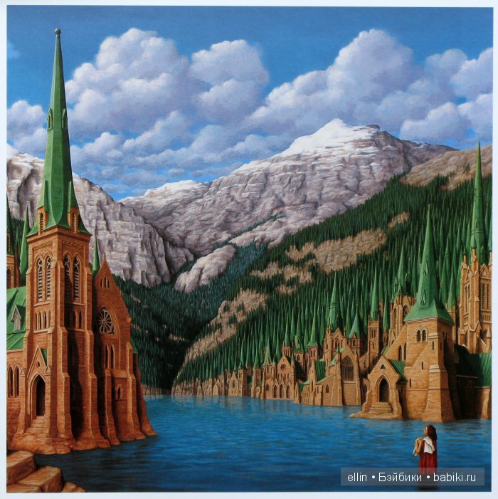 Картины-иллюзии художника Роба Гонсалвеса (Канада)