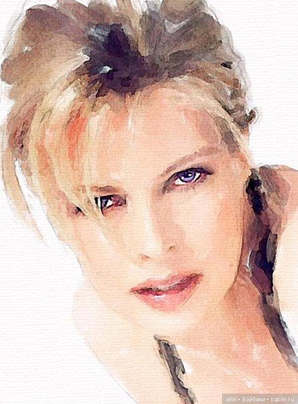 Портретные акварели художника Виталия Щукина