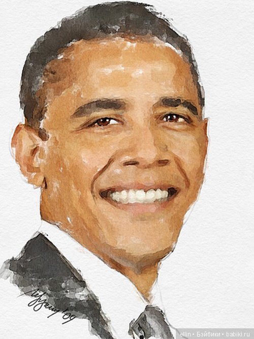 Портретные акварели художника Виталия Щукина