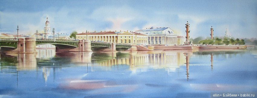 Петербургские акварели художника Константина Куземы (фото 3)