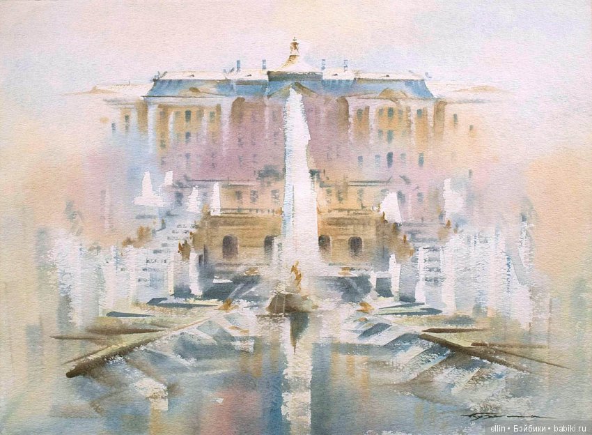 Петербургские акварели художника Константина Куземы