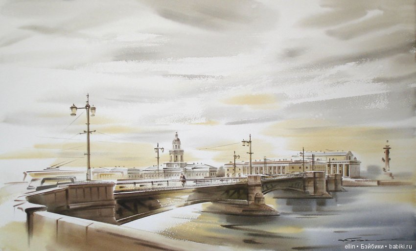 Петербургские акварели художника Константина Куземы (фото 5)