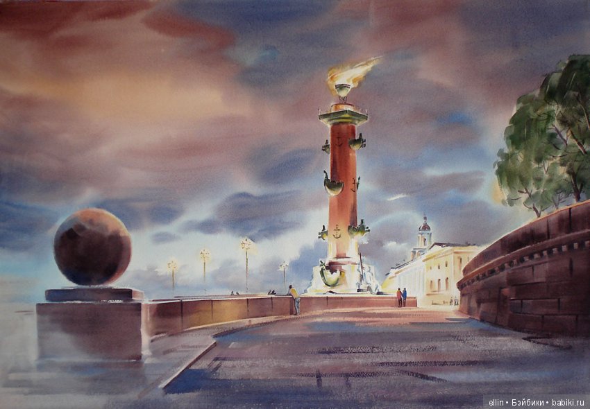 Петербургские акварели художника Константина Куземы