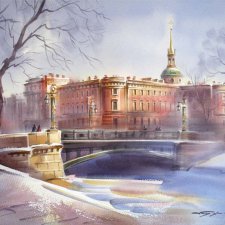 Петербургские акварели художника Константина Куземы