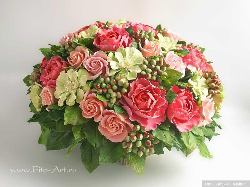 Рукотворная красота. Цветы из холодного фарфора (фото 8)