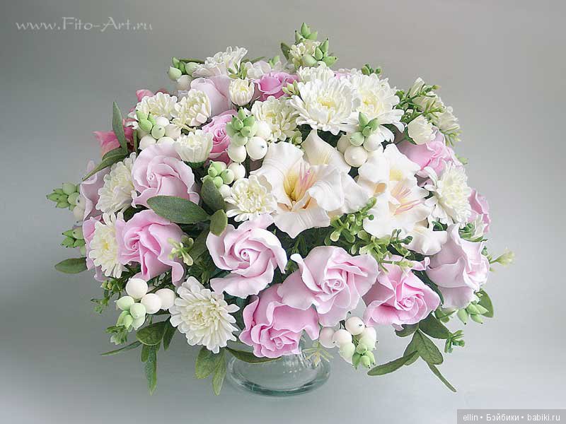 Рукотворная красота. Цветы из холодного фарфора (фото 3)