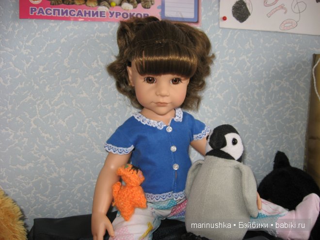 Нам купили валенки! Куклы Готц