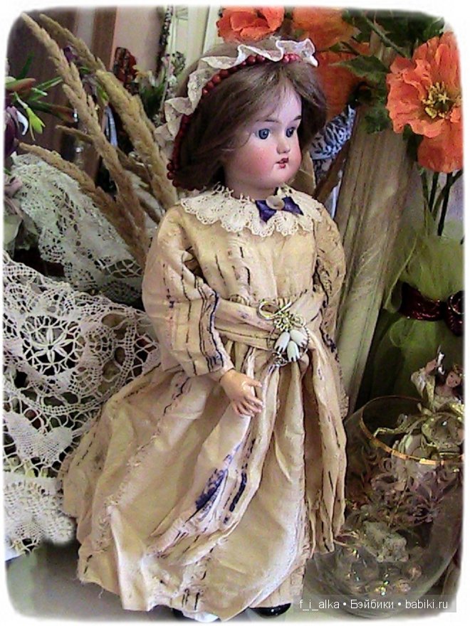 Антикварная кукла Куно и Отто Дрессель и старинное видео