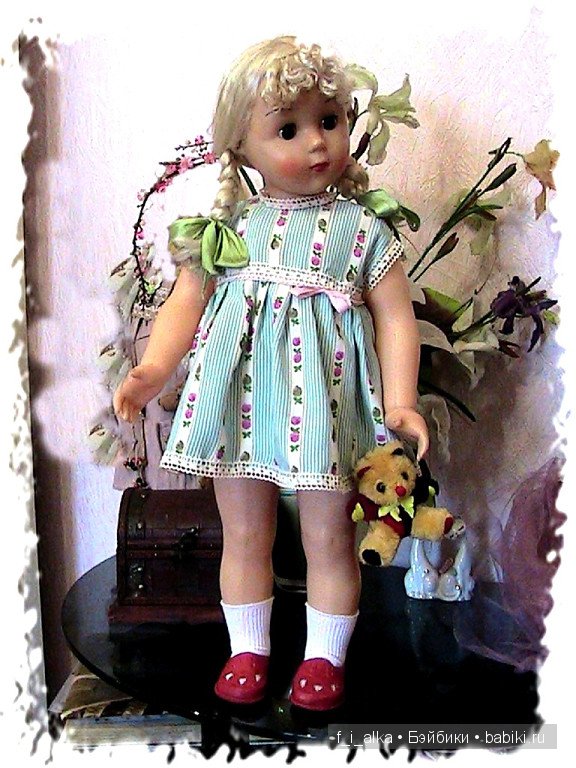 Клеймо «слоник»: не ранние куклы СССР завода «Кругозор»; куклы фабрики «Венибе»: не путать с ПО «Неринга» (фото 4)