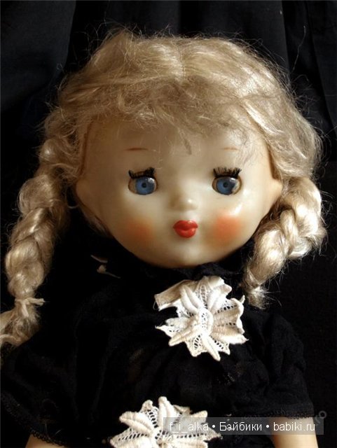 Клеймо «слоник»: не ранние куклы СССР завода «Кругозор»; куклы фабрики «Венибе»: не путать с ПО «Неринга» (фото 6)