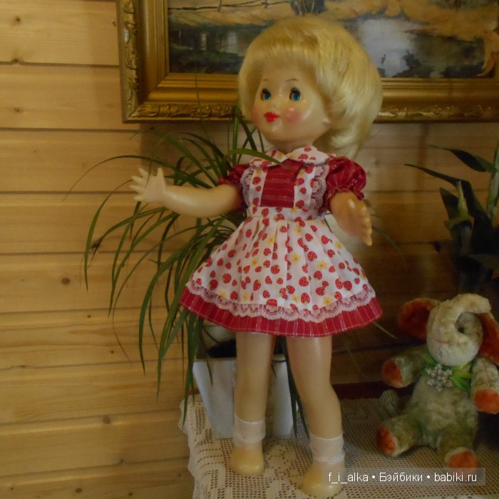 Кукла Аушряле, ф-ка "Венибе" г. Вильнюс, 1970 г.