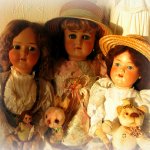 "Ты свет очей моих, отрада, пленила ты меня красой". Часть первая.  Антикварные куклы