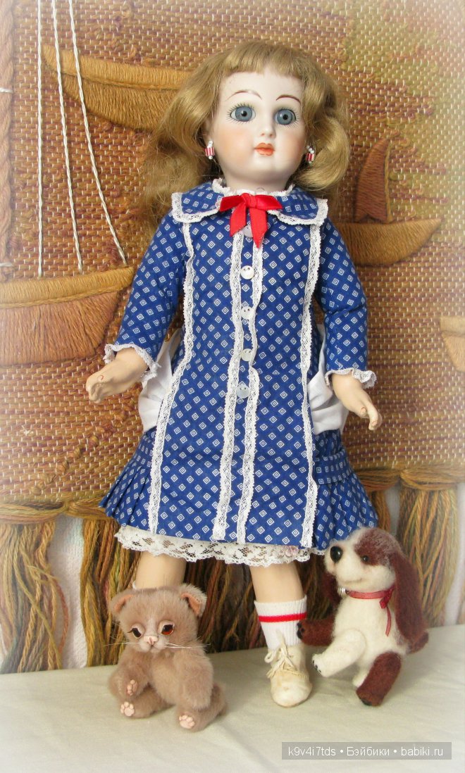 "Ты свет очей моих, отрада, пленила ты меня красой". Часть вторая. Антикварные куклы. Реплика (фото 8)