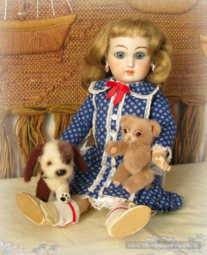 "Ты свет очей моих, отрада, пленила ты меня красой". Часть вторая. Антикварные куклы. Реплика (фото 7)