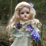 Виолетта - нежный цветок. Антикварная кукла от Nikolaus Oberender