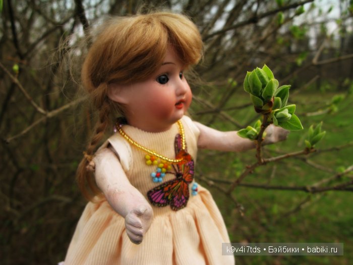 Лулу - маленькая чаровница. Антикварная кукла от Armand Marseille